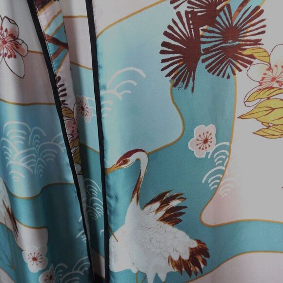 Vintage Y2K F21 Contemporary Kimono OS‎ GUC Summer Beach Vacation - Picture 4 of 8